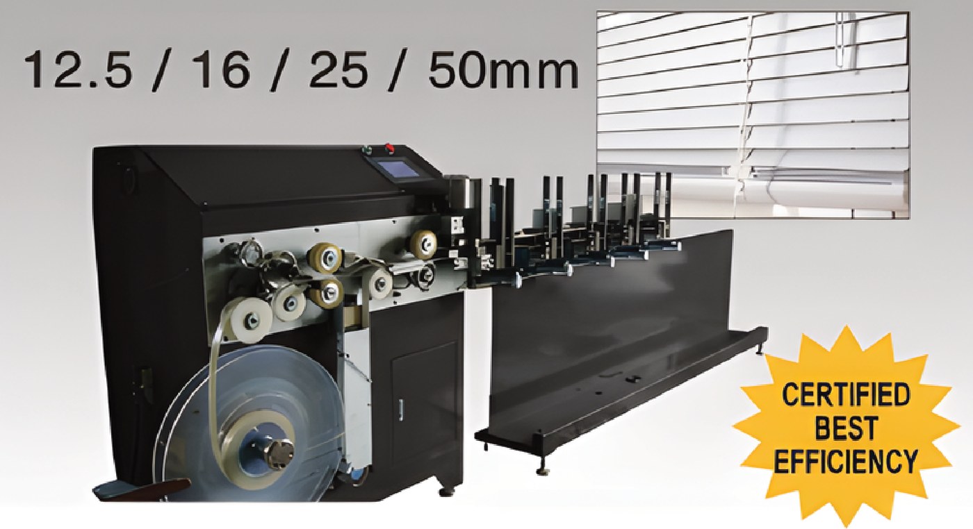 Fully automatic aluminum venetian blind machine