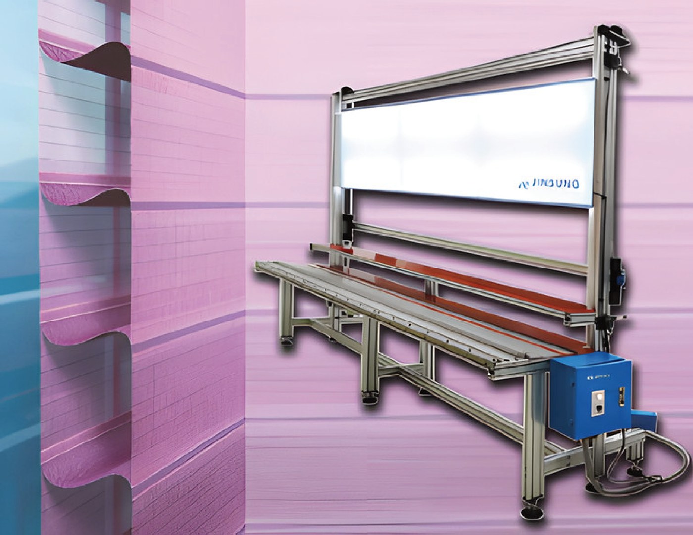 Assembling and inspection table with light box